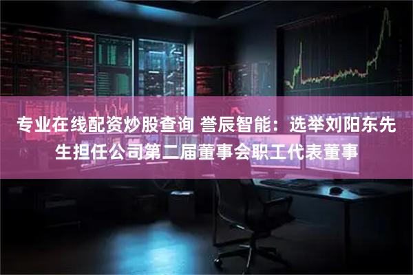 专业在线配资炒股查询 誉辰智能：选举刘阳东先生担任公司第二届董事会职工代表董事