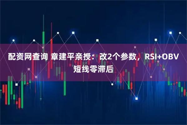 配资网查询 章建平亲授：改2个参数，RSI+OBV短线零滞后